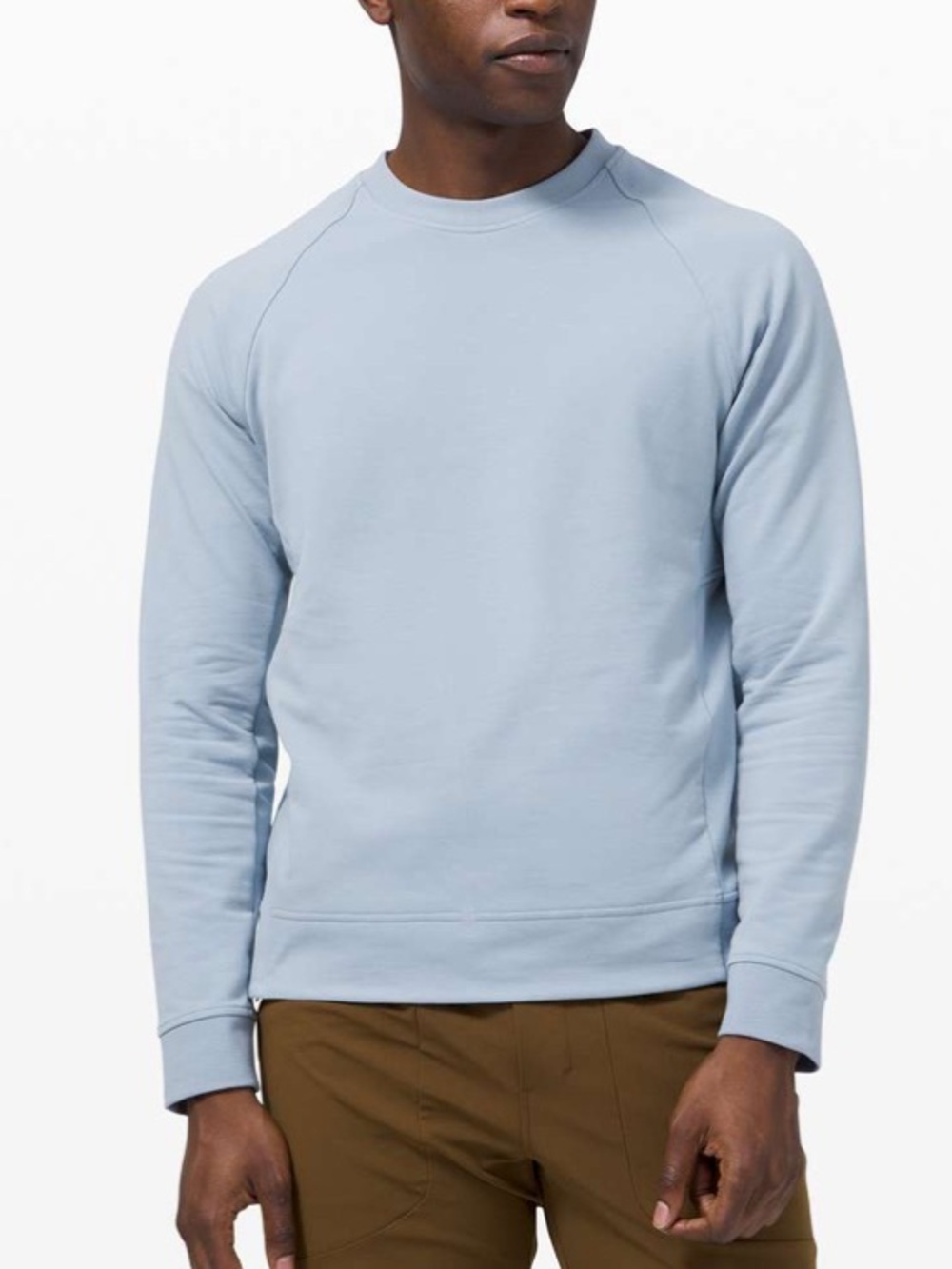 lululemon Men’s City Sweat Crew Pullover‎  Chambray Blue Large